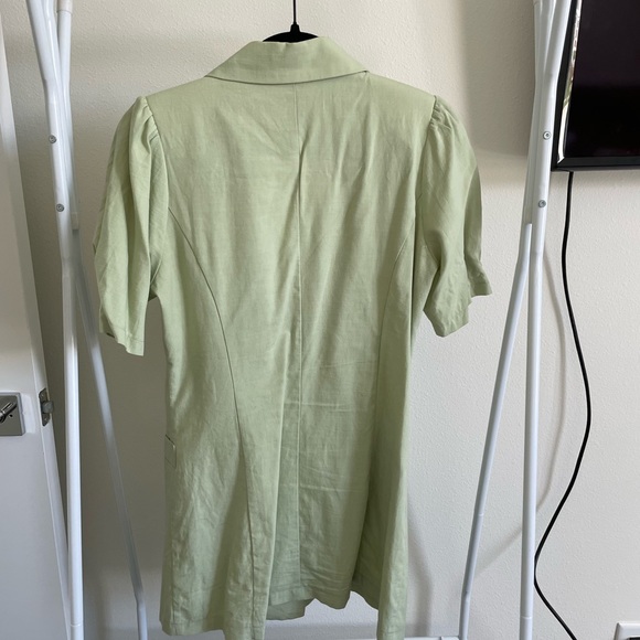 Princess Polly green mini button up dress - Picture 3 of 3